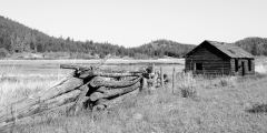 Abandoned Cabin and Corral